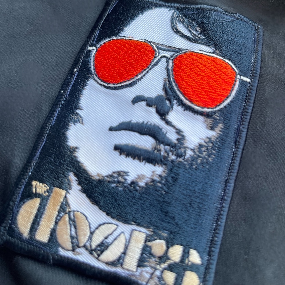 The Doors Jim Morrison Classic Rock‎ Boho Chic Black Patch Hand/ Shoulder Bag - Picture 5 of 7